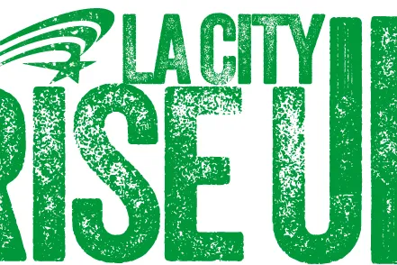 LA city rise up logo
