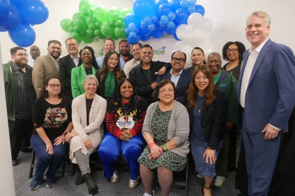 Group photo from political council reception