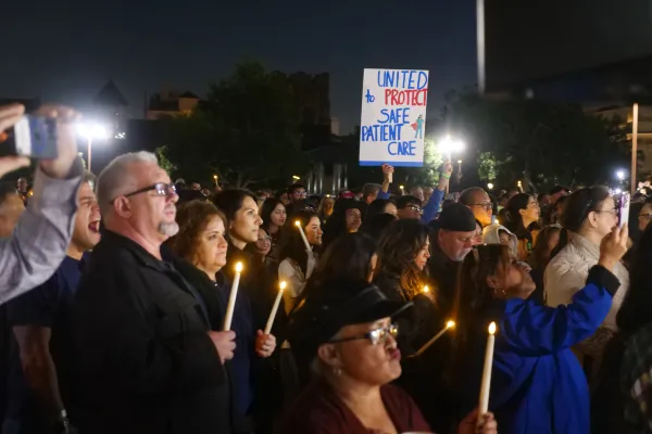 UNAC/UHCP members and supporters gather at rally
