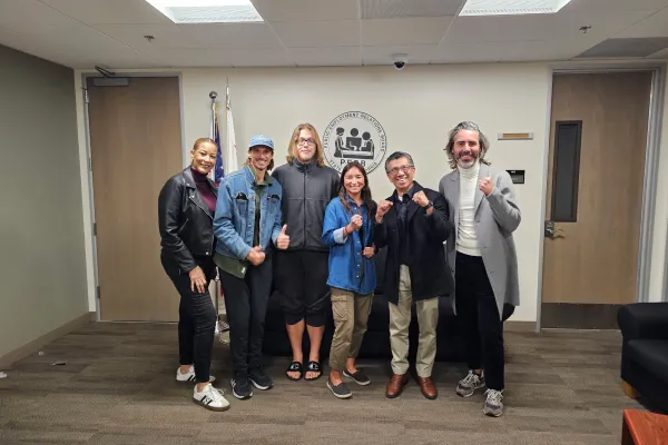 Group of aquatic workers from West Hollywood