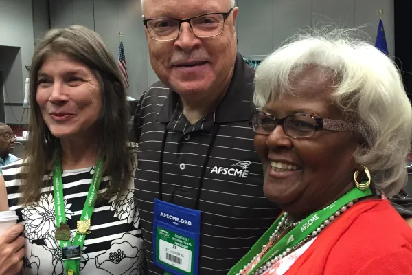AFSCME Retirees with AFSCME President Lee Saunders