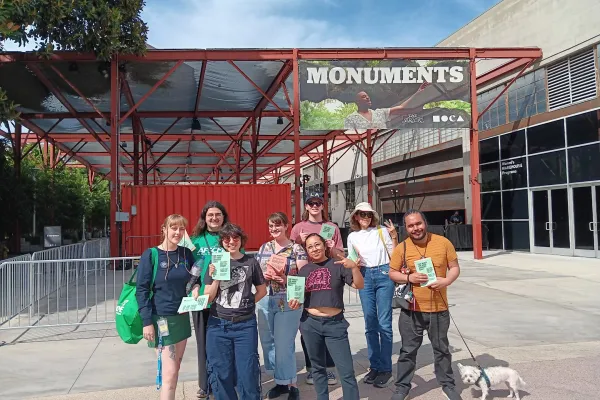 Group photo of MOCA Union members