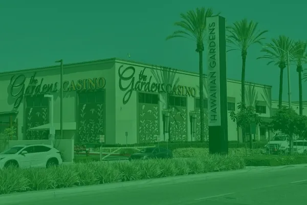 Photo of the Gardens Casino in the City of Hawaiian Gardens.