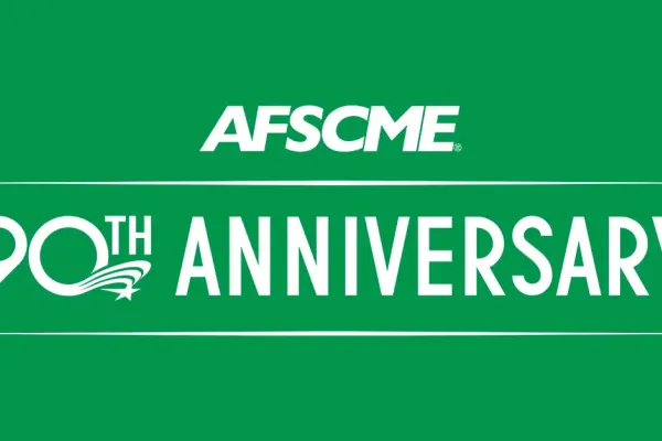Graphic for AFSCME 90th Anniversary