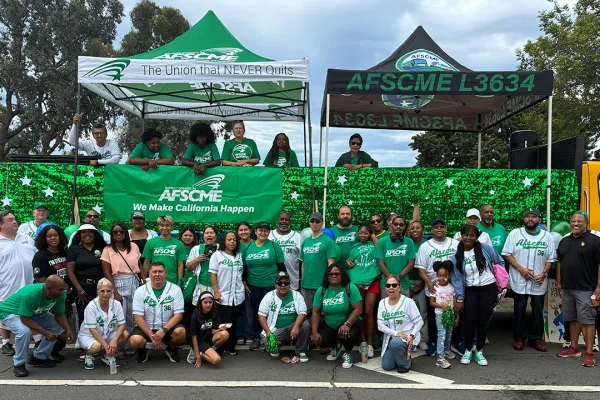 Photo of AFSCME members at Labor Day Parade 2026