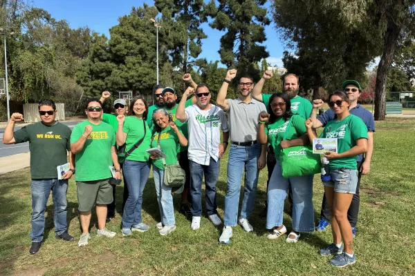 Group of AFSCME Members with John Erickson