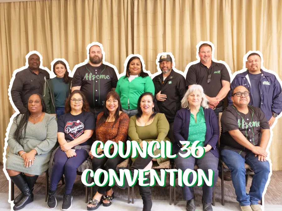 Photo of newly elected executive board and trustees