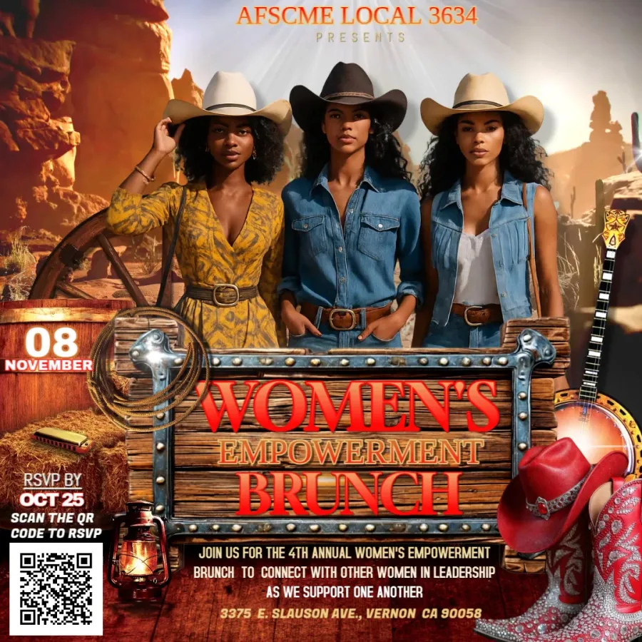 Flyer for women's empowerment brunch