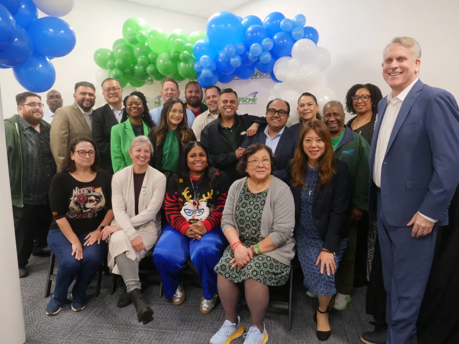 Group photo from political council reception