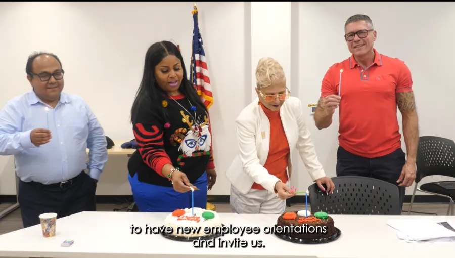 Screenshot from recap video