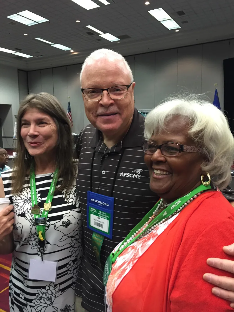 AFSCME Retirees with AFSCME President Lee Saunders