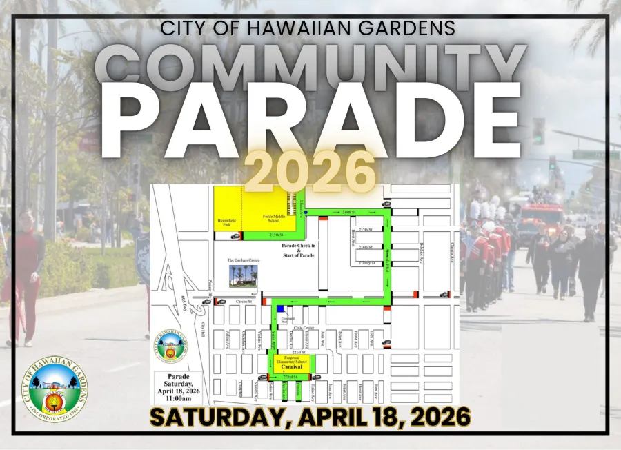 Hawaiian Gardens Parade Route