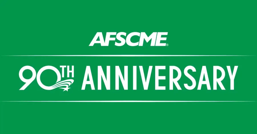 Graphic for AFSCME 90th Anniversary