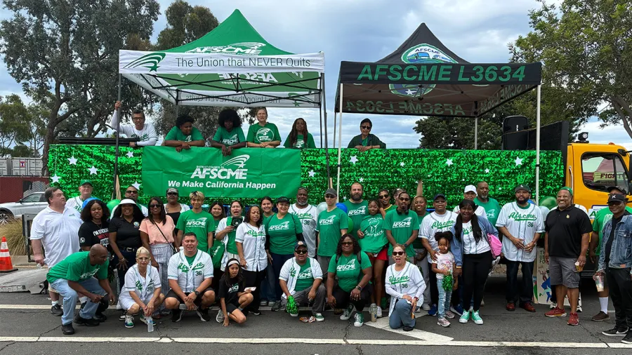Photo of AFSCME members at Labor Day Parade 2026