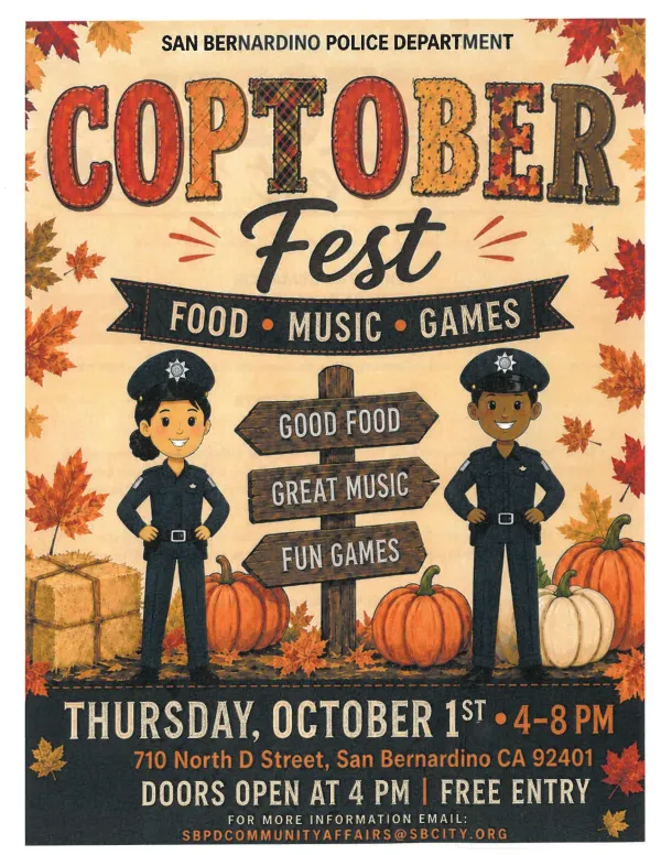 Flyer for Coptoberfest 2026